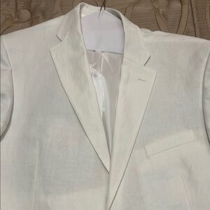 Joseph Abboud White Sport Coat Classic Tailored Blazer